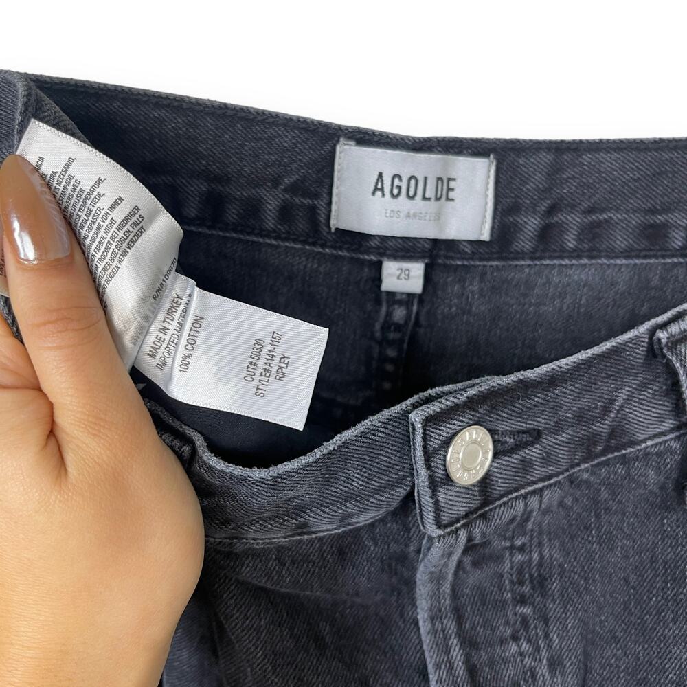Agolde Ripley Straight-Leg High Rise Jeans Size 29 - Picture 5 of 10